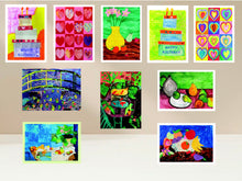 Load image into Gallery viewer, SNACK* Holiday & Assorted Greeting Cards with Envelopes, 5 x 7 In.