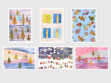 Load image into Gallery viewer, SNACK* Holiday & Assorted Greeting Cards with Envelopes, 5 x 7 In.