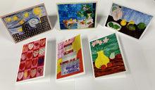 Load image into Gallery viewer, SNACK* Assorted Greeting Cards with Envelopes, 5 x 7 In.
