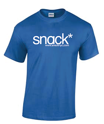 SNACK T-Shirt Youth Crewneck, blue
